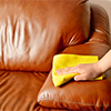 Red Leather Sofa Cleaning